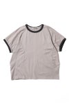 NVRFRGT(ネバーフォーゲット) PANELLED HALF SLEEVE RINGER T-SHIRT パネルドハーフスリーブリンガーTシャツ NF261T01