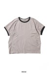 NVRFRGT(ネバーフォーゲット) PANELLED HALF SLEEVE RINGER T-SHIRT パネルドハーフスリーブリンガーTシャツ NF261T01