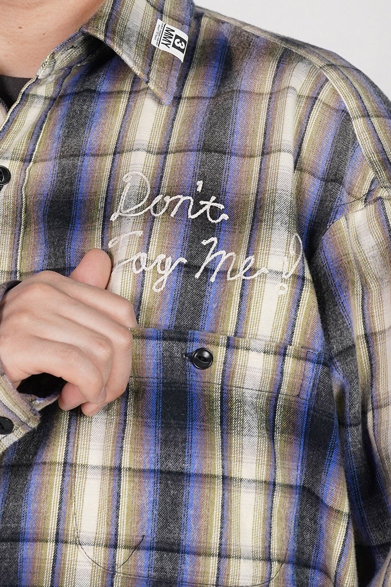 Maison MIHARA YASUHIRO(メゾン ミハラヤスヒロ) VINTAGE LIKE CHECK LS SHIRTS ヴィンテージライクチェック長袖シャツ J16SH181