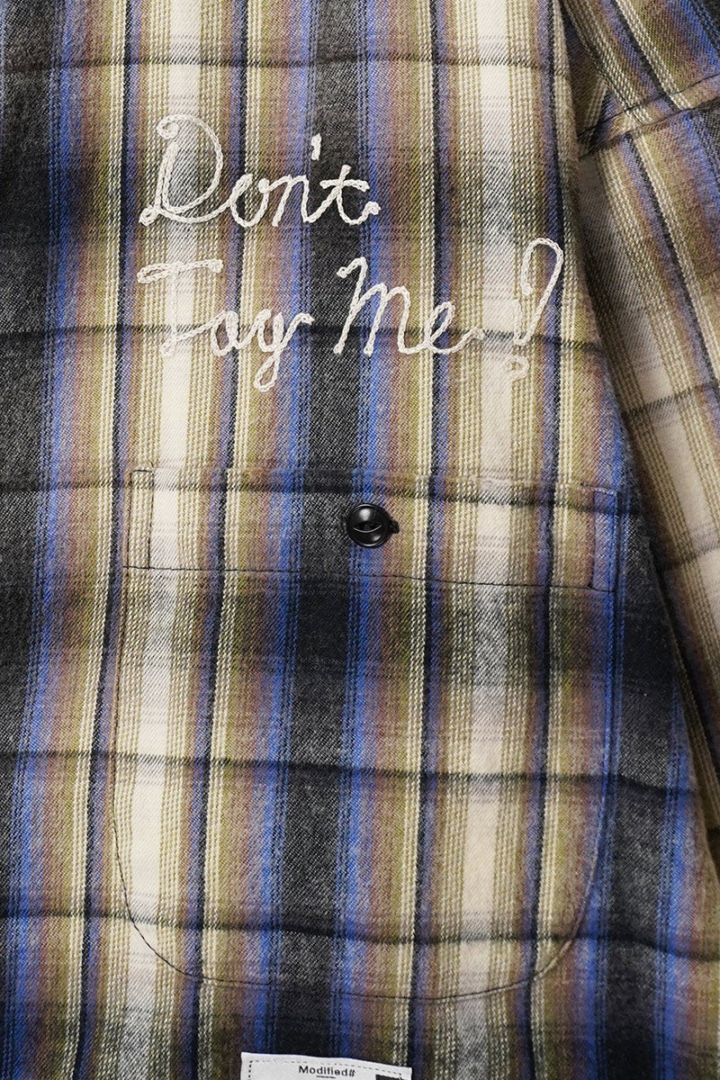 Maison MIHARA YASUHIRO(メゾン ミハラヤスヒロ) VINTAGE LIKE CHECK LS SHIRTS ヴィンテージライクチェック長袖シャツ J16SH181