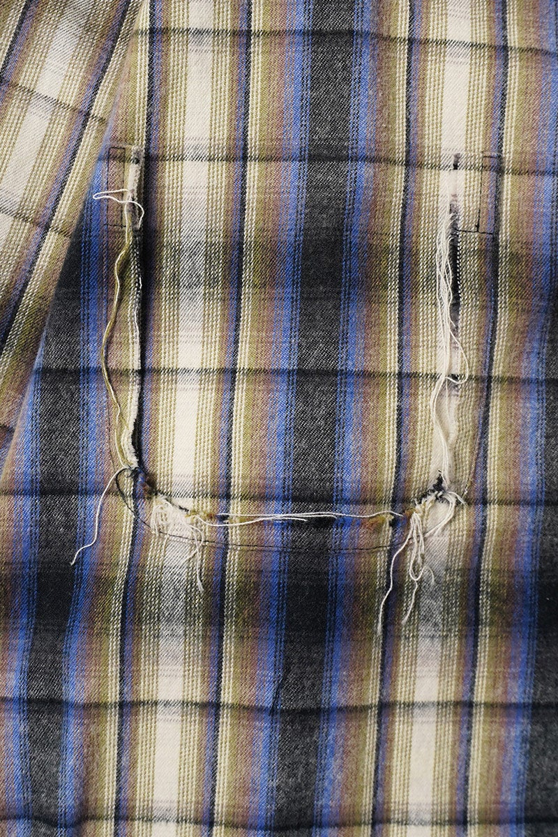 Maison MIHARA YASUHIRO(メゾン ミハラヤスヒロ) VINTAGE LIKE CHECK LS SHIRTS ヴィンテージライクチェック長袖シャツ J16SH181