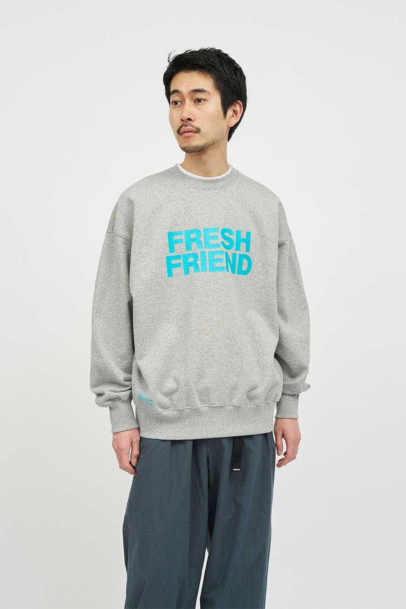 FreshService(フレッシュサービス) FRIEND EDITIONS LIGHT OZ CREW NECK SWEAT フレンドエディション ライトオンスクルーネックスウェット FSC261-70088FE