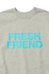 FreshService(フレッシュサービス) FRIEND EDITIONS LIGHT OZ CREW NECK SWEAT フレンドエディション ライトオンスクルーネックスウェット FSC261-70088FE