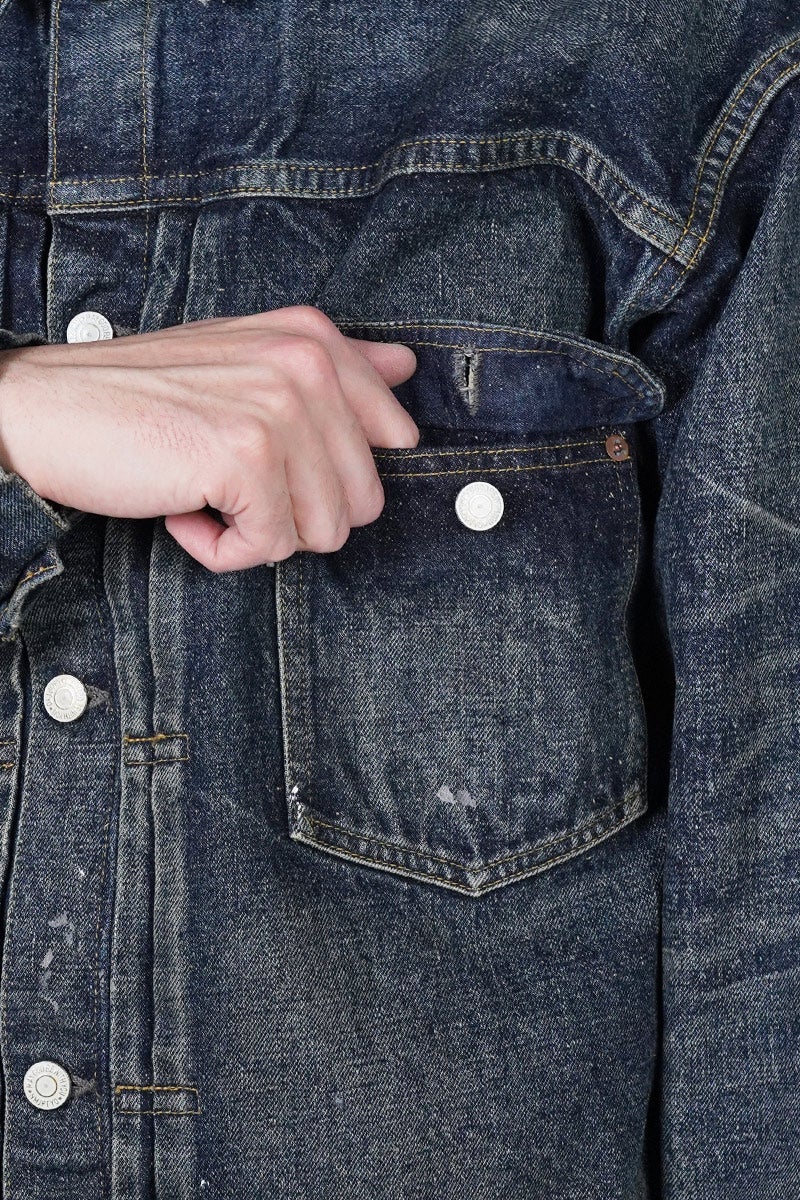 New Manual(ニューマニュアル) #001 T-BACK DENIM JACKET Tバックデニムジャケット 2026SSJK-YY-0001