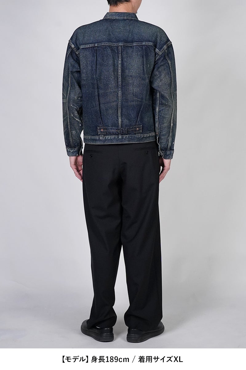 New Manual(ニューマニュアル) #001 T-BACK DENIM JACKET Tバックデニムジャケット 2026SSJK-YY-0001