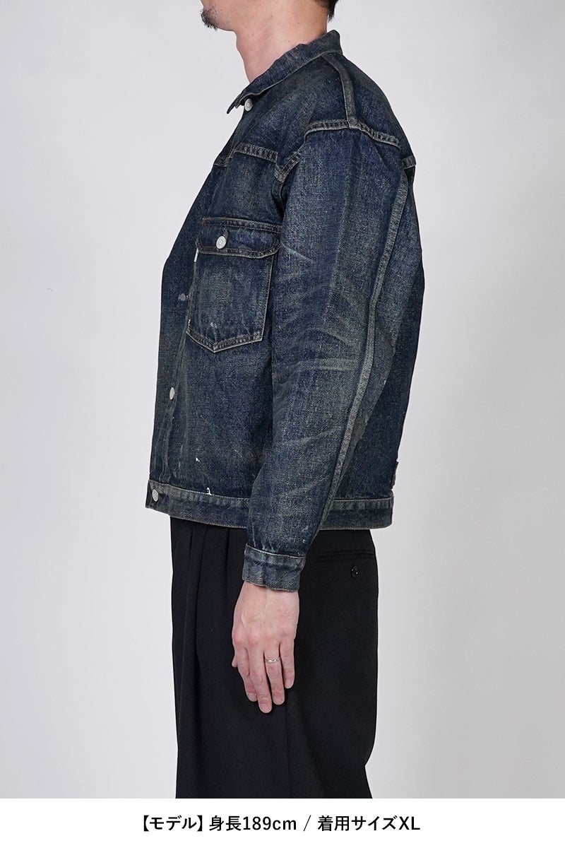 New Manual(ニューマニュアル) #001 T-BACK DENIM JACKET Tバックデニムジャケット 2026SSJK-YY-0001