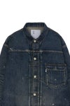 New Manual(ニューマニュアル) #001 T-BACK DENIM JACKET Tバックデニムジャケット 2026SSJK-YY-0001