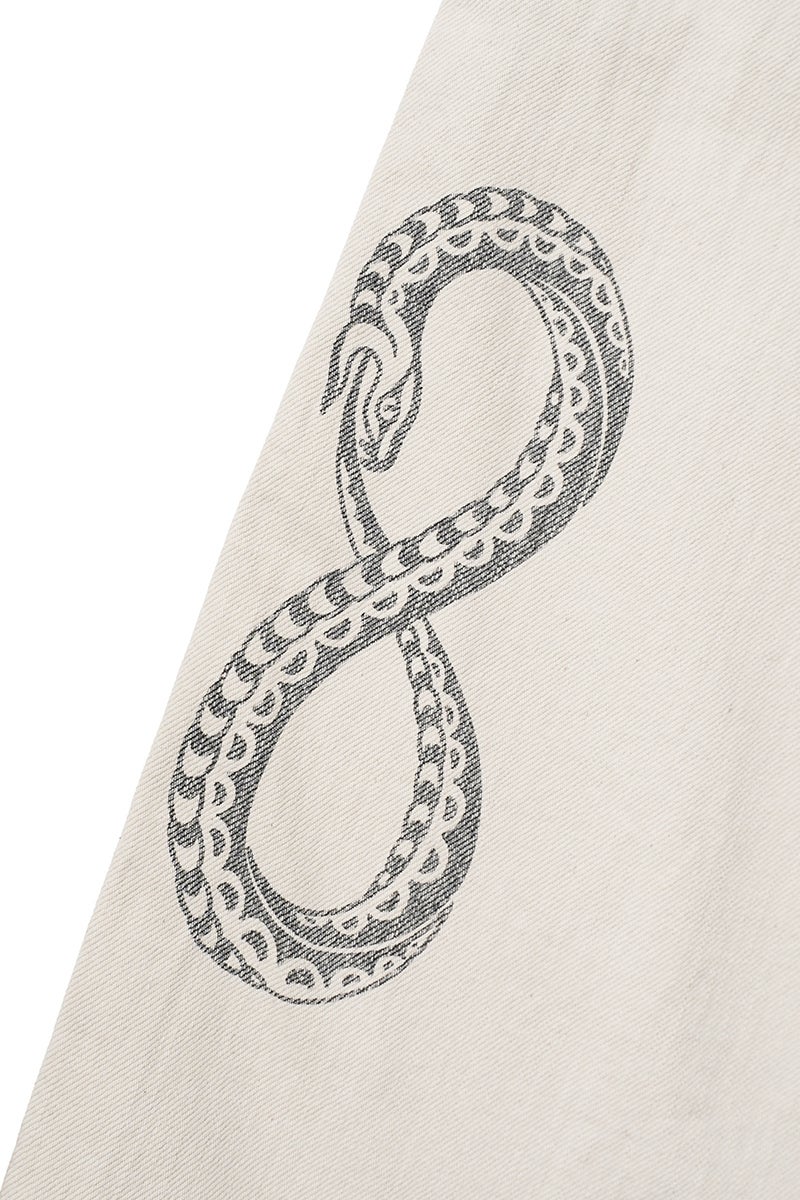 SUGARHILL(シュガーヒル) TATTOO FLASH PRINT MODERN DENIM DOUBLE KNEE CUT タトゥーフラッシュプリントモダンデニムダブルニーカットパンツ 26440417