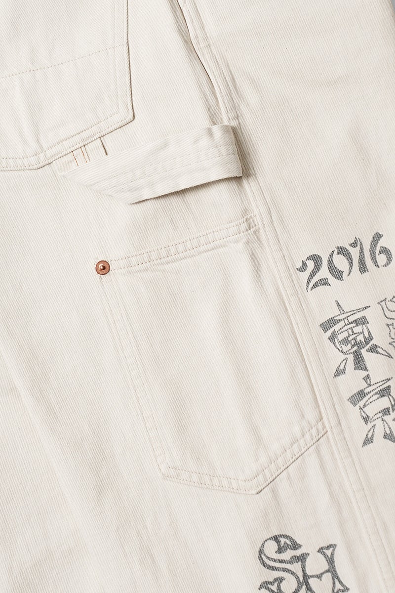 SUGARHILL(シュガーヒル) TATTOO FLASH PRINT MODERN DENIM DOUBLE KNEE CUT タトゥーフラッシュプリントモダンデニムダブルニーカットパンツ 26440417