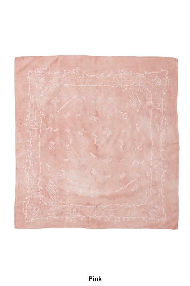 INNAT(インアット) RAKUGAKI BANDANA 落書きバンダナ INNAT09-A03