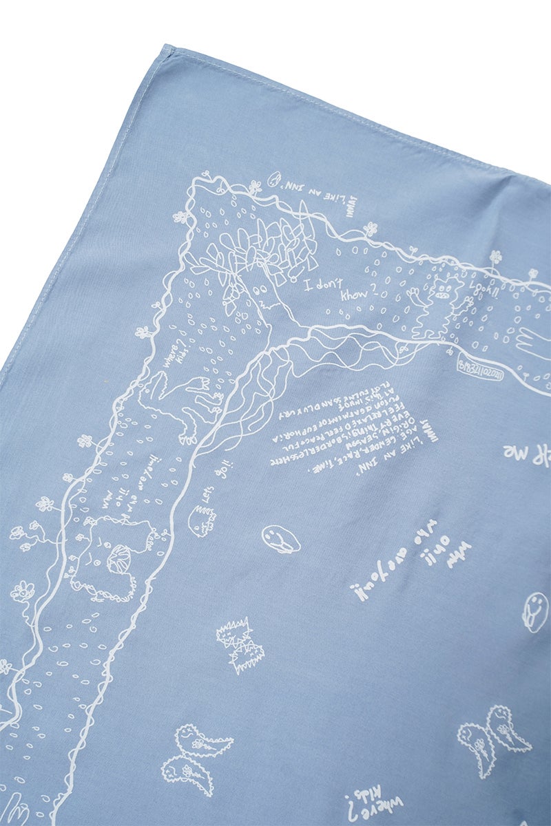 INNAT(インアット) RAKUGAKI BANDANA 落書きバンダナ INNAT09-A03