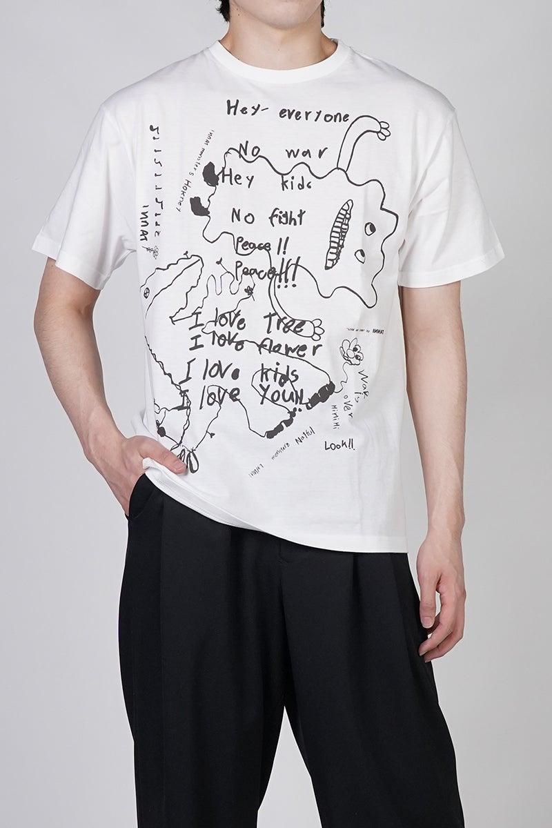 INNAT(インアット) RAKUGAKI SS TEE 落書き半袖Tシャツ INNAT09-C05
