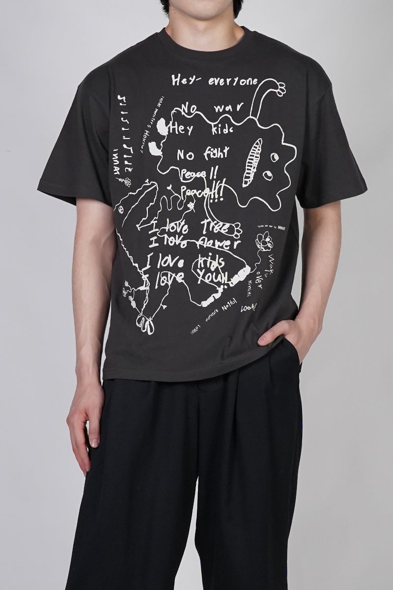 INNAT(インアット) RAKUGAKI SS TEE 落書き半袖Tシャツ INNAT09-C05