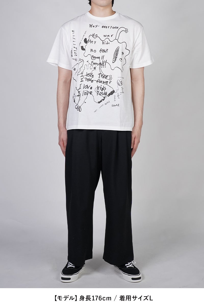 INNAT(インアット) RAKUGAKI SS TEE 落書き半袖Tシャツ INNAT09-C05