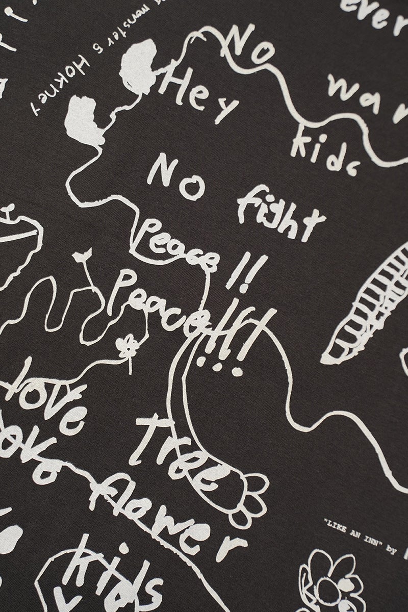 INNAT(インアット) RAKUGAKI SS TEE 落書き半袖Tシャツ INNAT09-C05