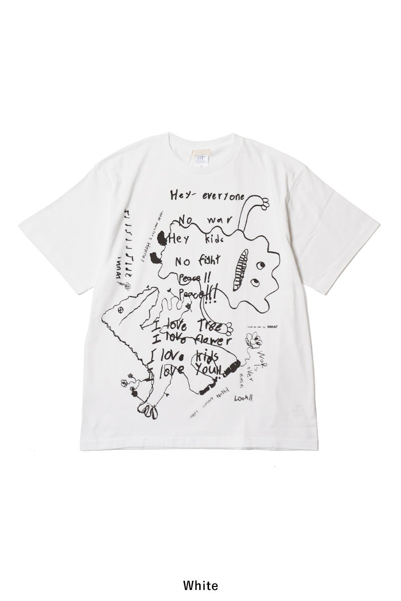 INNAT(インアット) RAKUGAKI SS TEE 落書き半袖Tシャツ INNAT09-C05