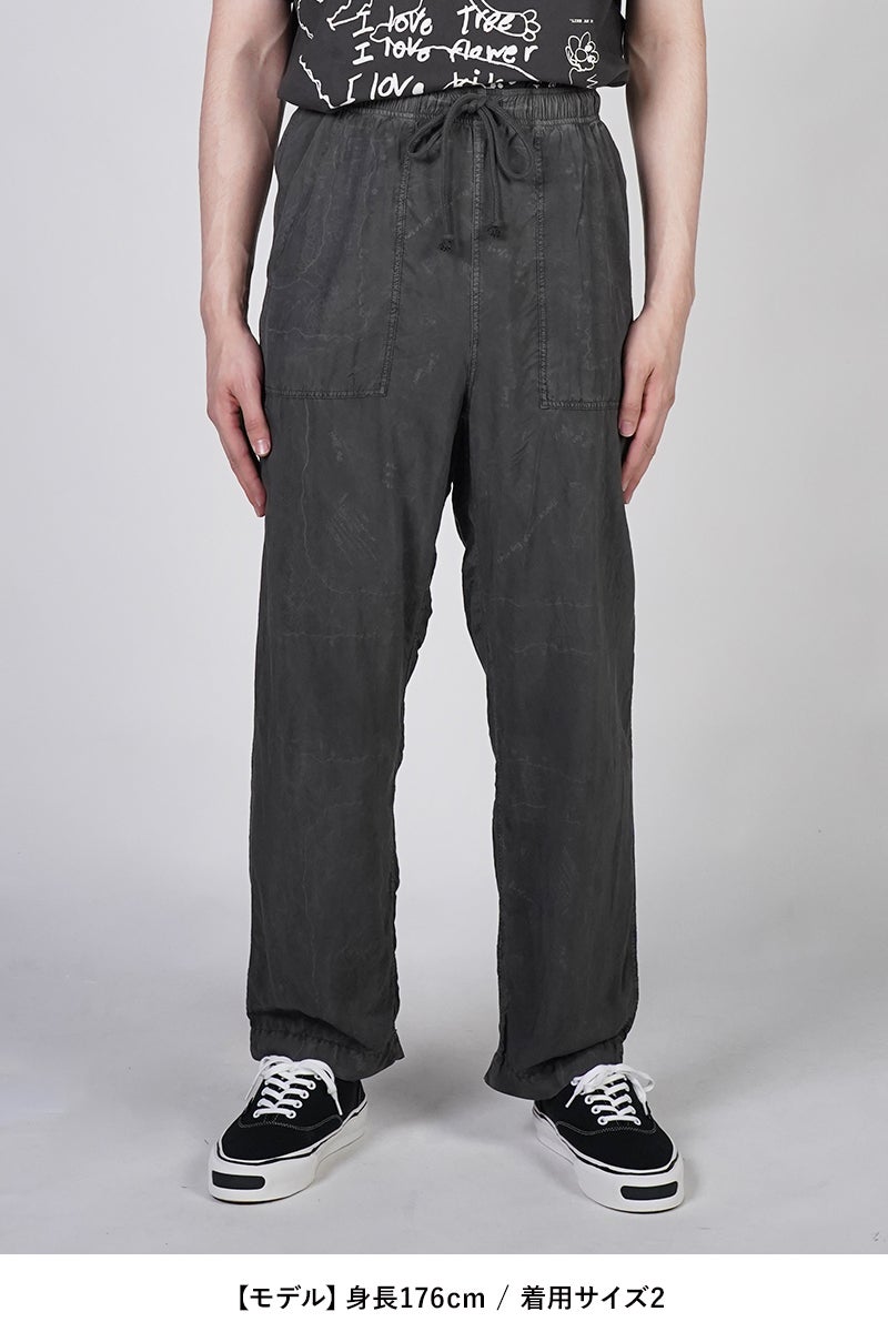 INNAT(インアット) RAKUGAKI BANDANA EASY PANTS 落書きバンダナイージーパンツ INNAT09-P07