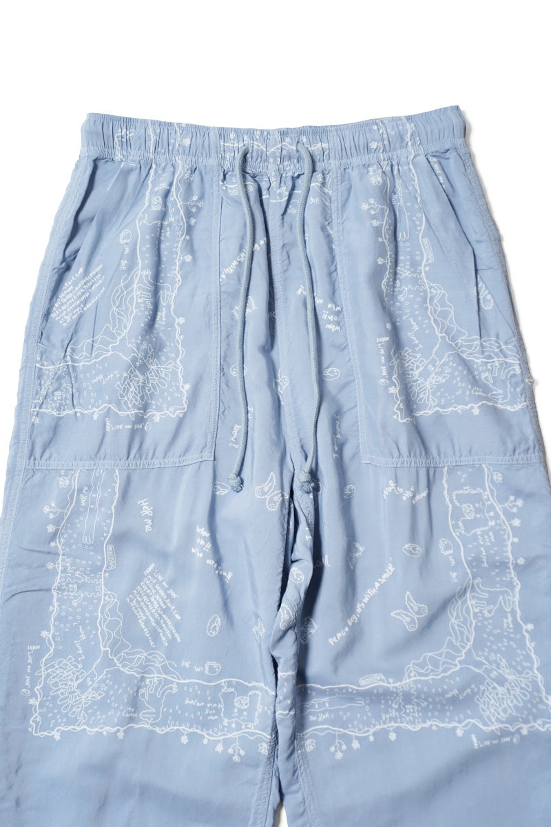 INNAT(インアット) RAKUGAKI BANDANA EASY PANTS 落書きバンダナイージーパンツ INNAT09-P07