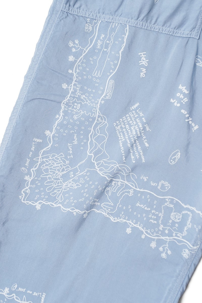 INNAT(インアット) RAKUGAKI BANDANA EASY PANTS 落書きバンダナイージーパンツ INNAT09-P07