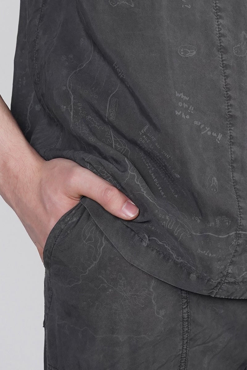 INNAT(インアット) RAKUGAKI BANDANA SHIRT 落書きバンダナシャツ INNAT09-S03