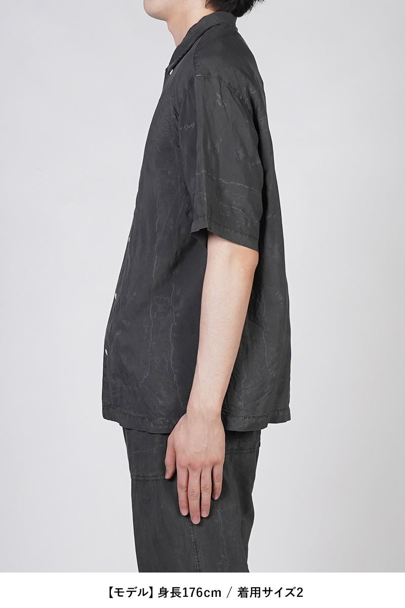 INNAT(インアット) RAKUGAKI BANDANA SHIRT 落書きバンダナシャツ INNAT09-S03