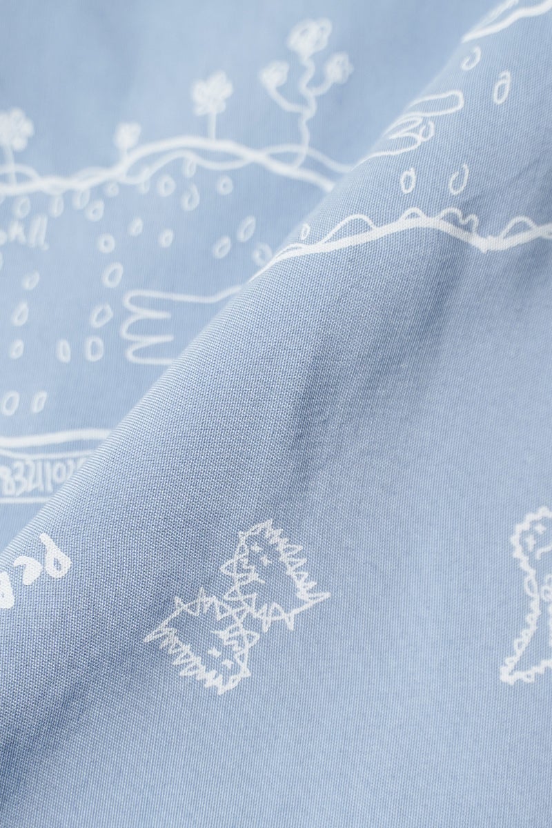 INNAT(インアット) RAKUGAKI BANDANA SHIRT 落書きバンダナシャツ INNAT09-S03