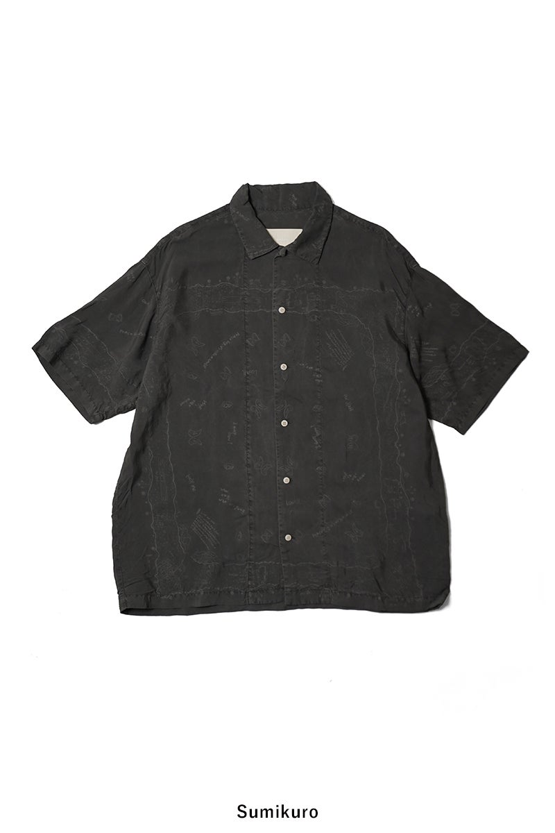 INNAT(インアット) RAKUGAKI BANDANA SHIRT 落書きバンダナシャツ INNAT09-S03