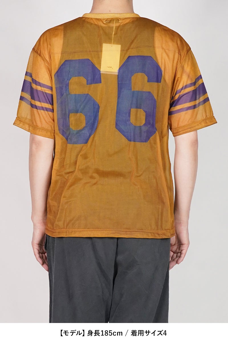 TOLQ(トルク) Skeleton Printed Football T-shirts スケルトンプリントフットボールTシャツ 26-1206