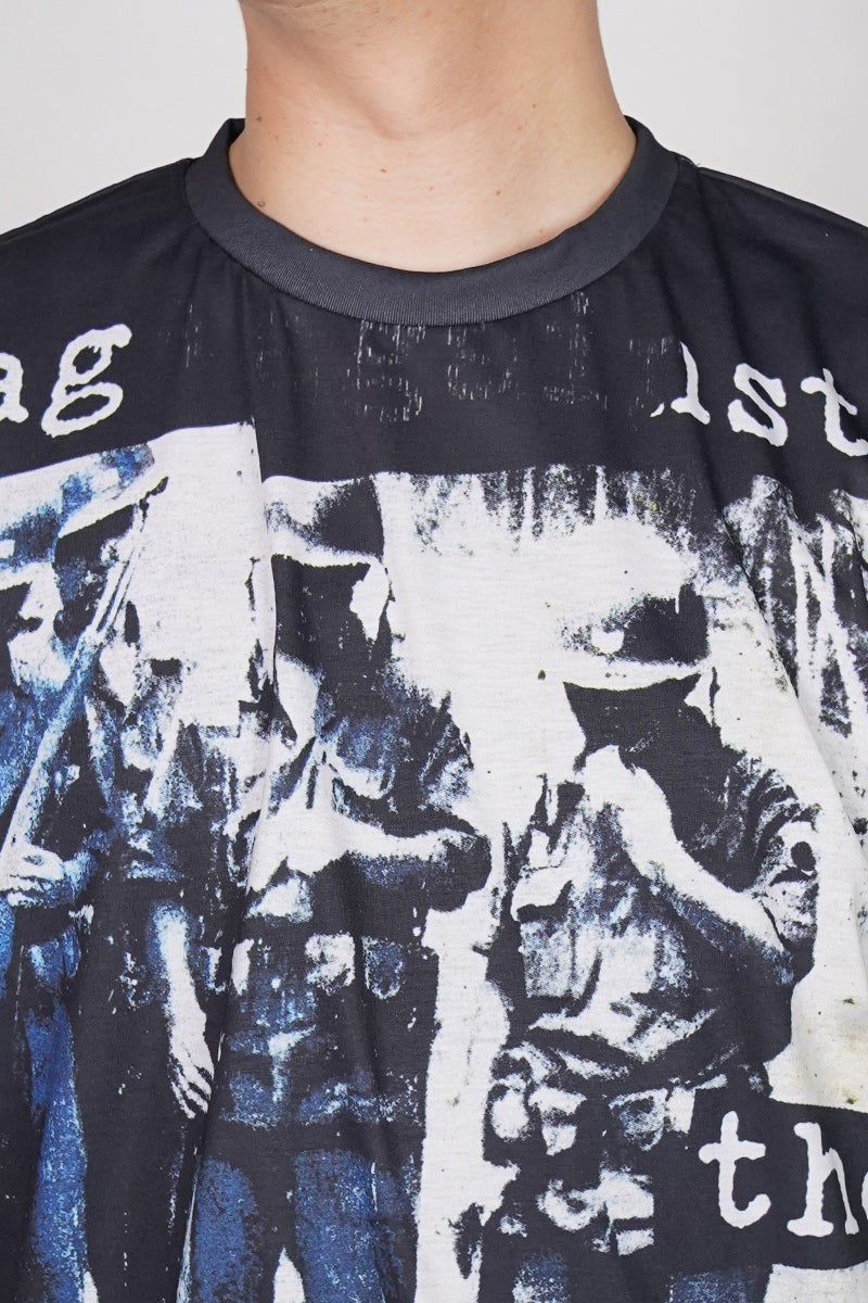 TOLQ(トルク) | TOLQ(トルク) Trompe l'oeil Scratch T-shirts(SS