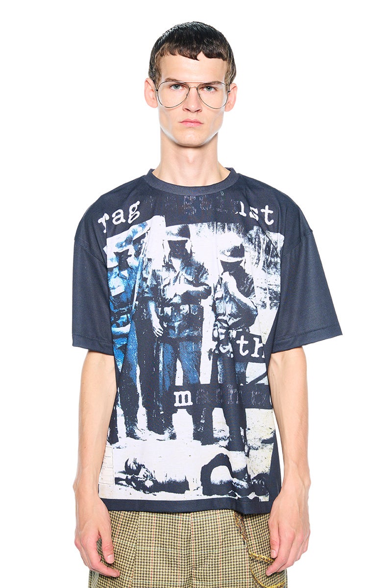 TOLQ(トルク) Trompe l'oeil Scratch T-shirts(SS) トロンプルイユスクラッチTシャツ 26-1209