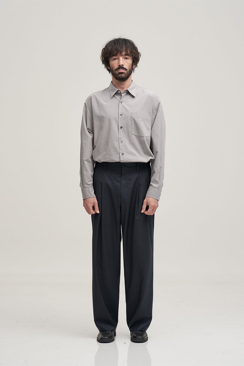 ANOTHER OFFICE(アナザーオフィス) Narrow Stripe Tapered Slacks ナローストライプテーパードスラックス AOFSPT017