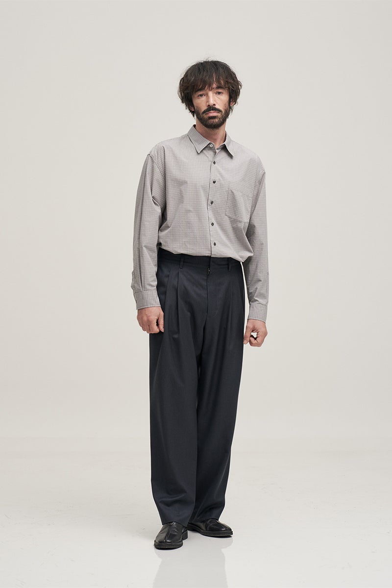 ANOTHER OFFICE(アナザーオフィス) Narrow Stripe Tapered Slacks ナローストライプテーパードスラックス AOFSPT017