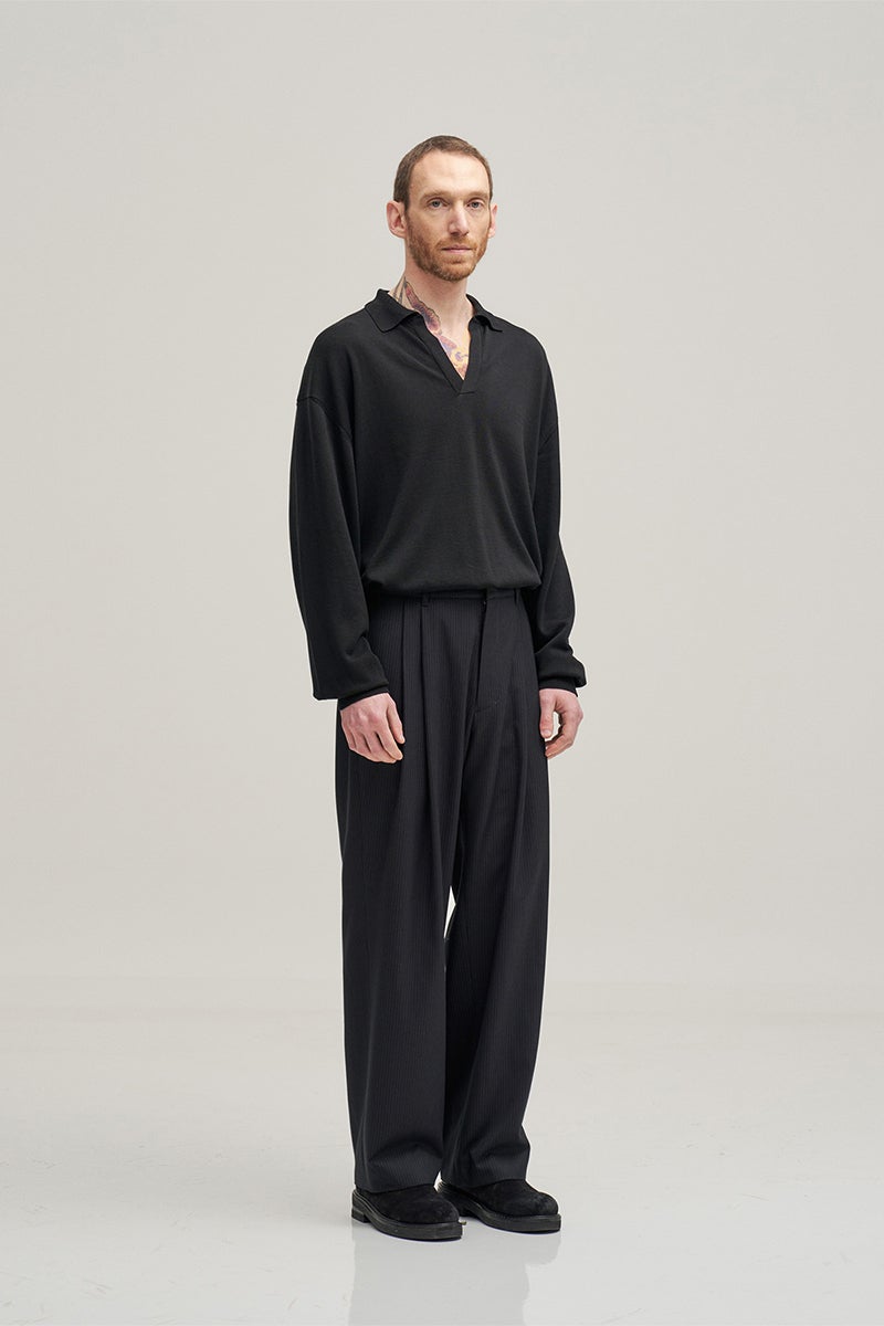 ANOTHER OFFICE(アナザーオフィス) Narrow Stripe Tapered Slacks ナローストライプテーパードスラックス AOFSPT017