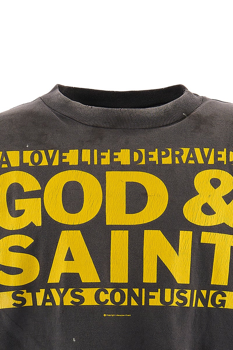 SAINT Mxxxxxx(セントマイケル) SM-MK8-0000-004 / SS T-SHIRT / GOD SAINT 半袖Tシャツ
