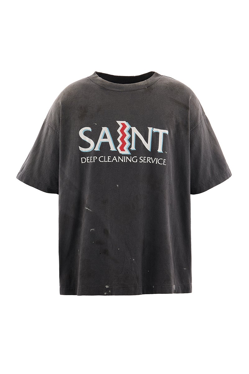 SAINT Mxxxxxx(セントマイケル) SM-MK8-0000-005 / SS T-SHIRT / SAINT BLACK 半袖Tシャツ
