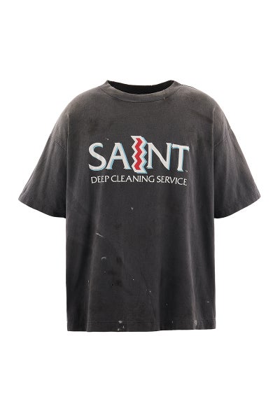 SAINT Mxxxxxx(セントマイケル) SM-MK8-0000-005 / SS T-SHIRT / SAINT BLACK 半袖Tシャツ