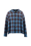 SAINT Mxxxxxx(セントマイケル) SM-MK8-0000-044 / RAYON SHIRT / CHECK BLUE レーヨンチェックシャツ