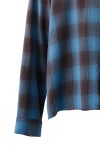 SAINT Mxxxxxx(セントマイケル) SM-MK8-0000-044 / RAYON SHIRT / CHECK BLUE レーヨンチェックシャツ