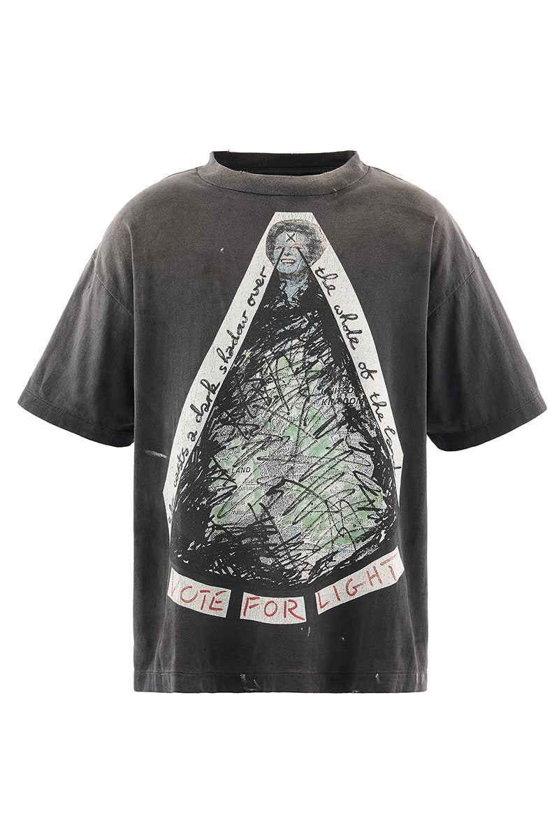 SAINT Mxxxxxx(セントマイケル) SM-MK8-0000-C01 / JR_SS T-SHIRT / VOTE F LIGHT / BLK ジェイミー・リード半袖Tシャツ