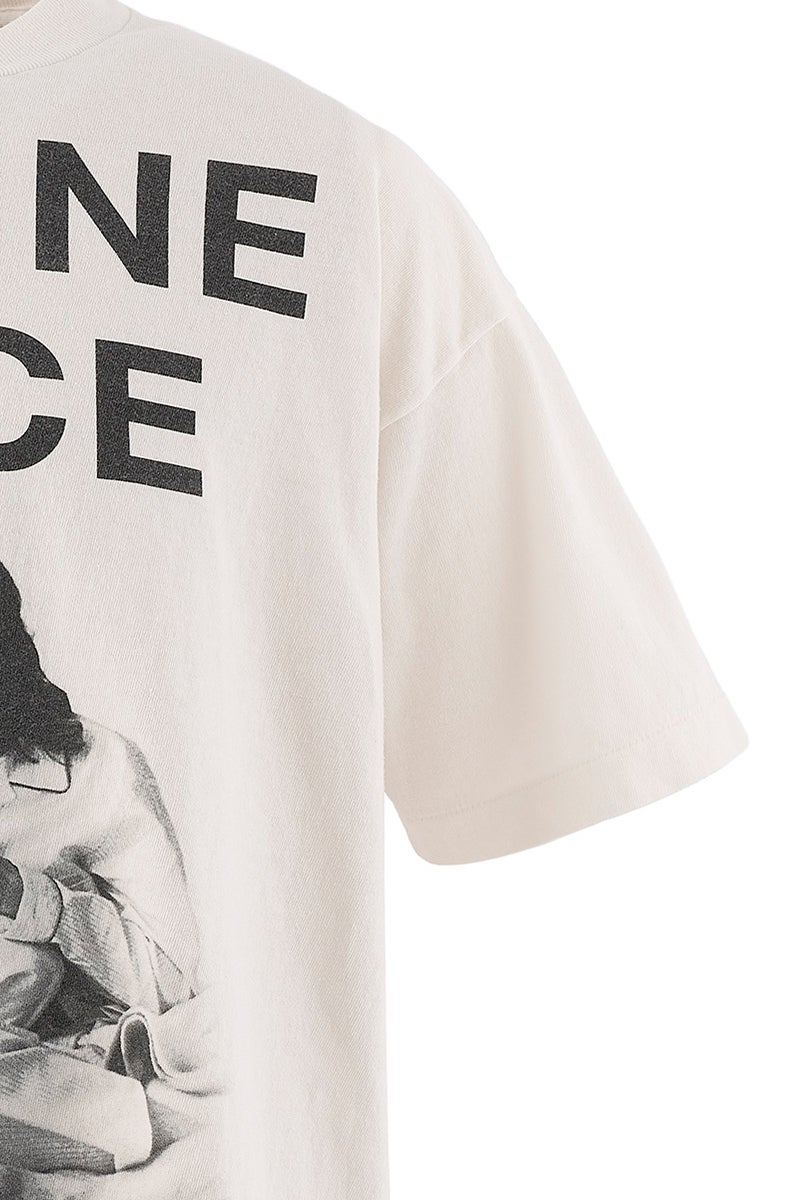 SAINT Mxxxxxx(セントマイケル) SM-MK8-0000-C27 / JL_SS T-SHIRT / IMAGINE PEACE / WHT ジョンレノン半袖Tシャツ イマジン