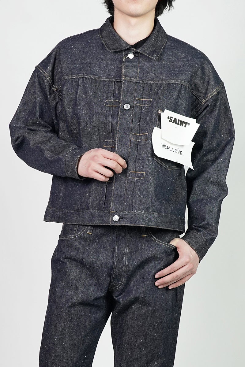 SAINT Mxxxxxx(セントマイケル) SM-MK8-0000-C45 / BBJ_DENIM JACKET / REGID BLUE ベルベルジンリジッドデニムジャケット