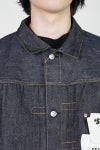 SAINT Mxxxxxx(セントマイケル) SM-MK8-0000-C45 / BBJ_DENIM JACKET / REGID BLUE ベルベルジンリジッドデニムジャケット