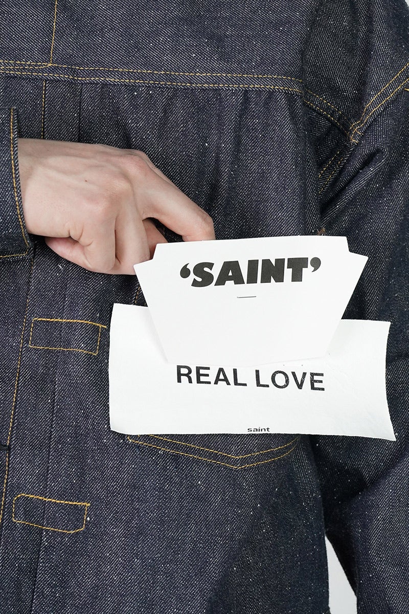 SAINT Mxxxxxx(セントマイケル) SM-MK8-0000-C45 / BBJ_DENIM JACKET / REGID BLUE ベルベルジンリジッドデニムジャケット