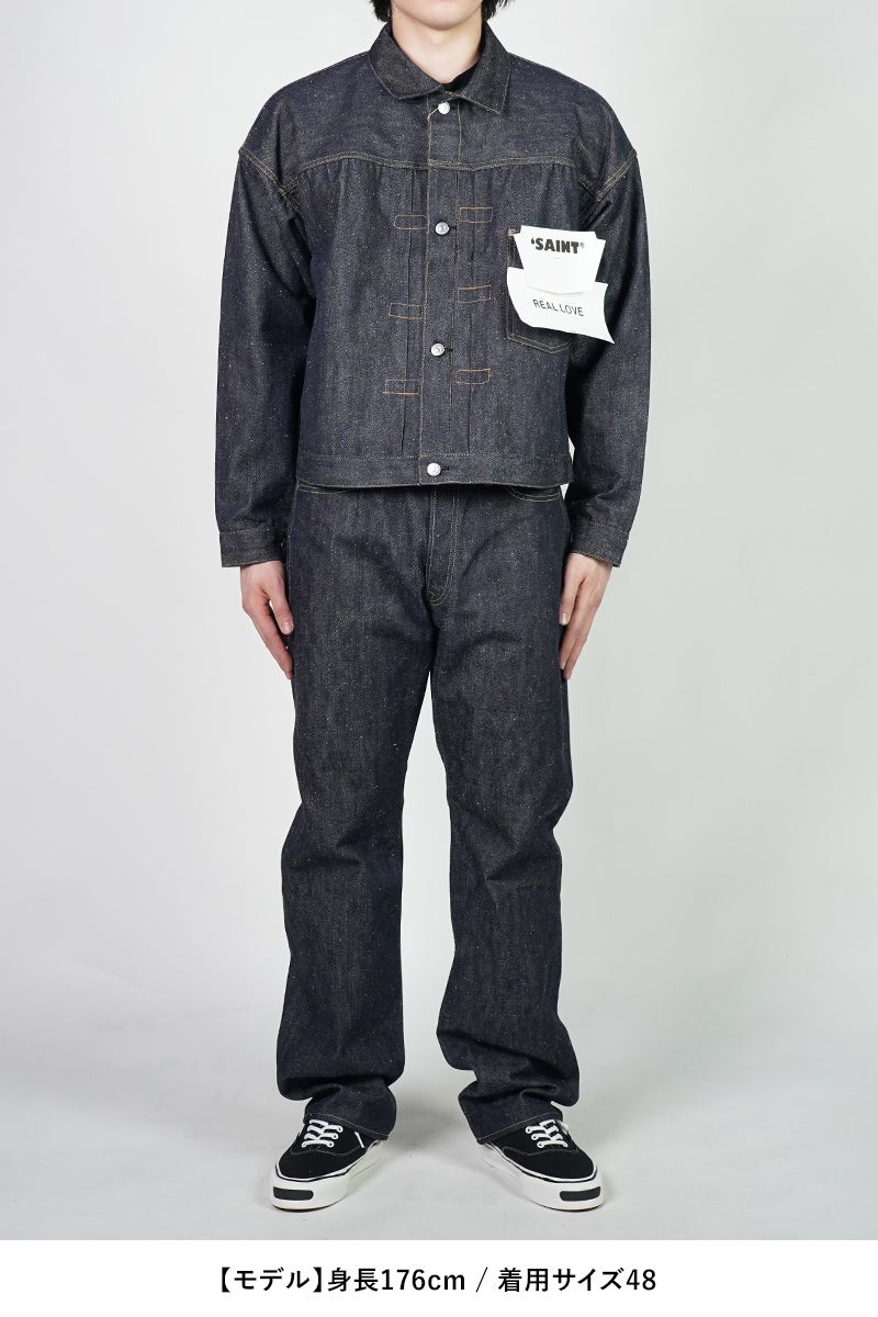SAINT Mxxxxxx(セントマイケル) SM-MK8-0000-C45 / BBJ_DENIM JACKET / REGID BLUE ベルベルジンリジッドデニムジャケット