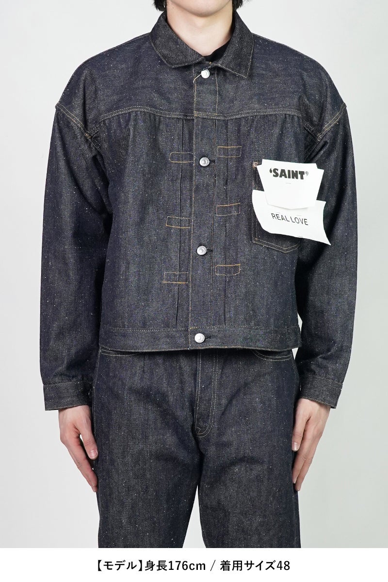 SAINT Mxxxxxx(セントマイケル) SM-MK8-0000-C45 / BBJ_DENIM JACKET / REGID BLUE ベルベルジンリジッドデニムジャケット