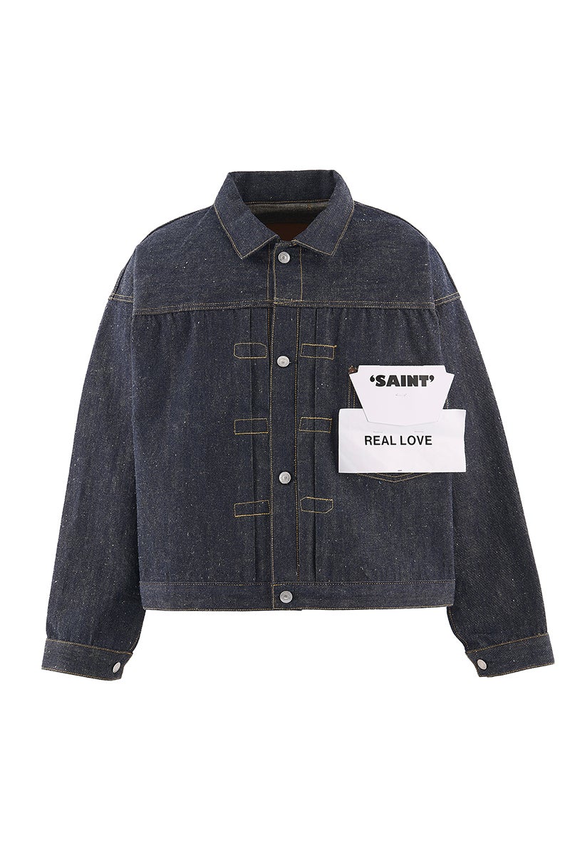 SAINT Mxxxxxx(セントマイケル) SM-MK8-0000-C45 / BBJ_DENIM JACKET / REGID BLUE ベルベルジンリジッドデニムジャケット