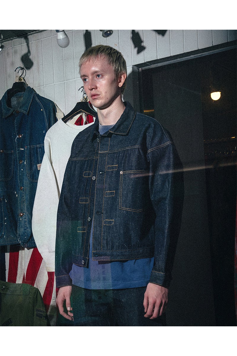 SAINT Mxxxxxx(セントマイケル) SM-MK8-0000-C45 / BBJ_DENIM JACKET / REGID BLUE ベルベルジンリジッドデニムジャケット