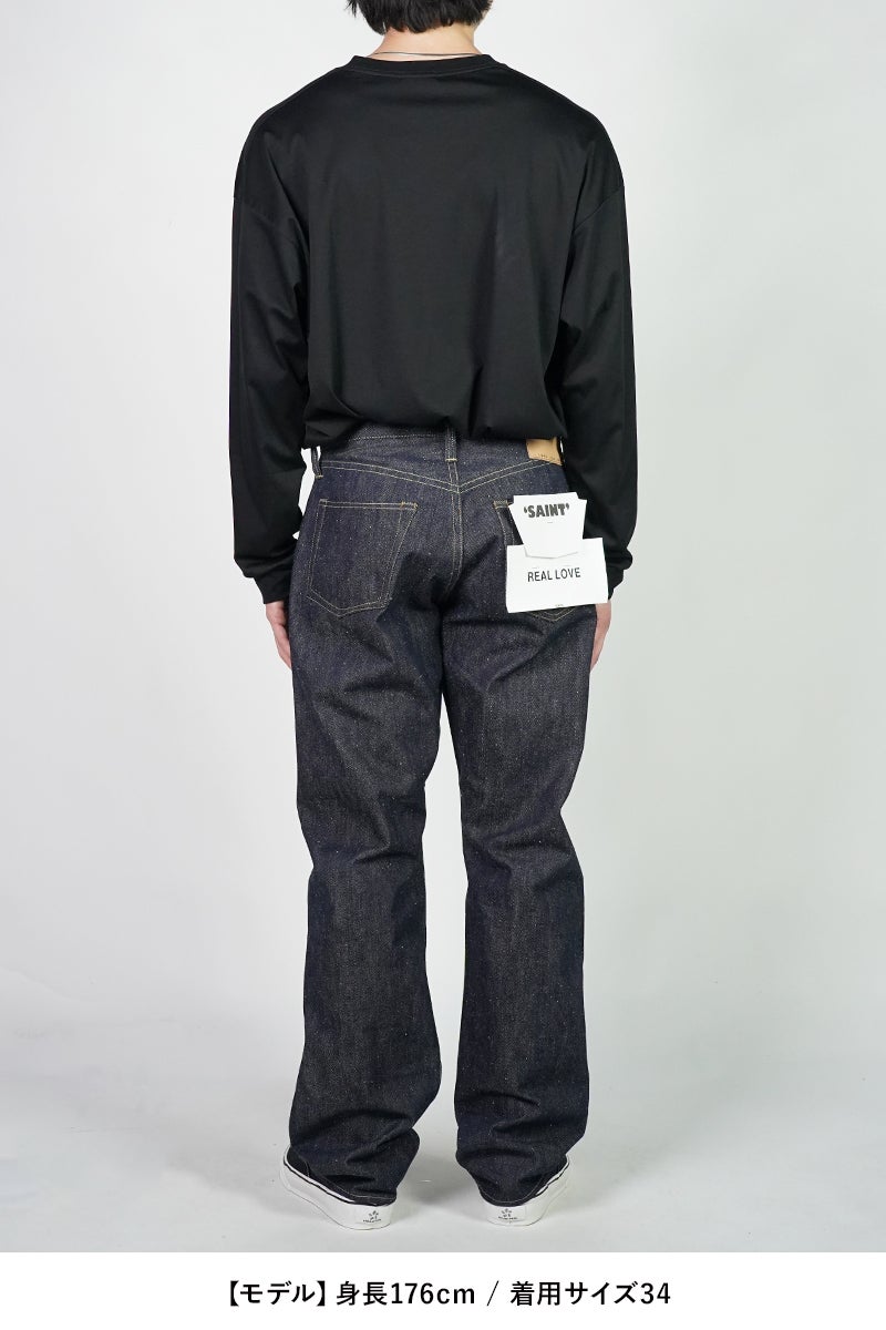 SAINT Mxxxxxx(セントマイケル) SM-MK8-0000-C46 / BBJ_DENIM PANTS / REGID BLUE ベルベルジンリジッドデニムパンツ 