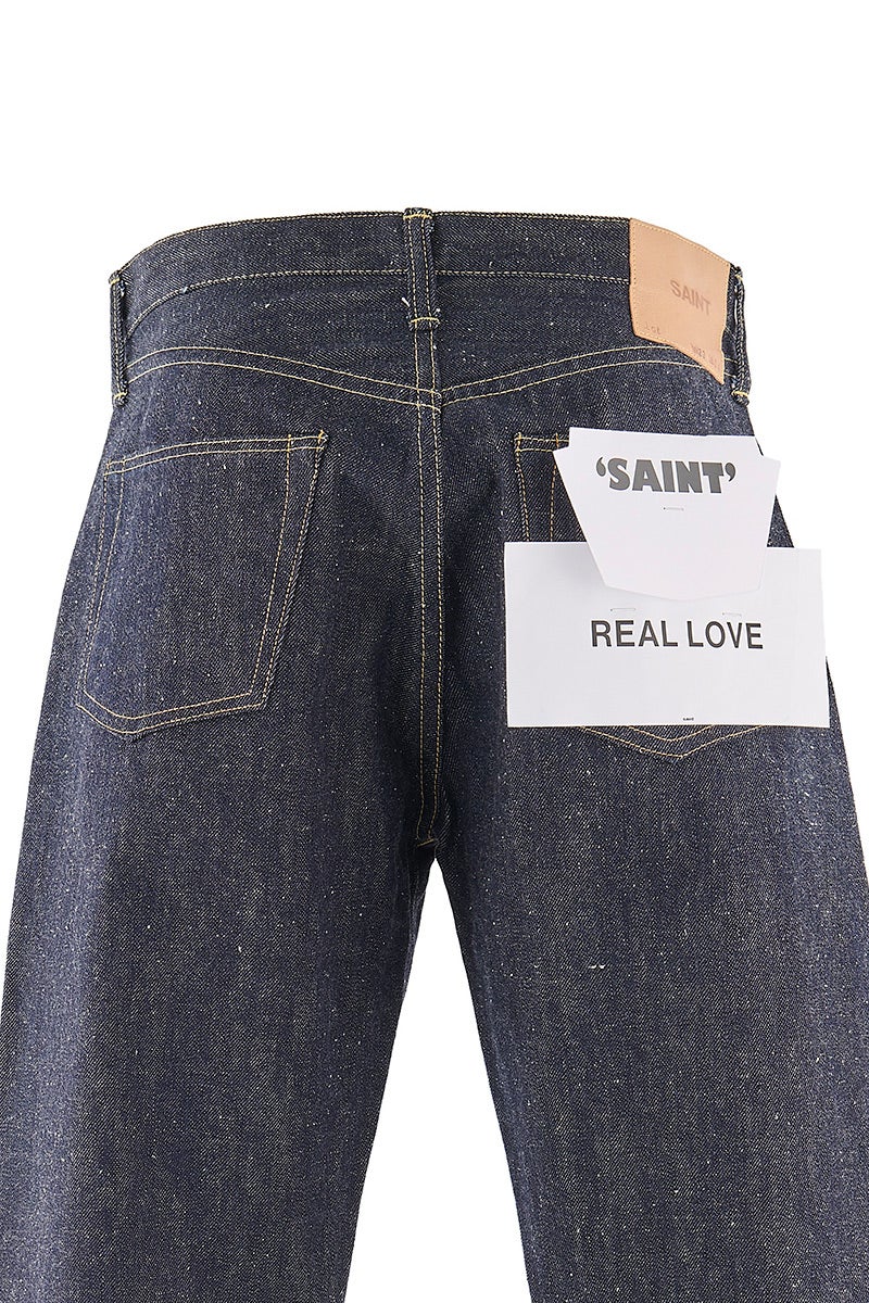 SAINT Mxxxxxx(セントマイケル) SM-MK8-0000-C46 / BBJ_DENIM PANTS / REGID BLUE ベルベルジンリジッドデニムパンツ 
