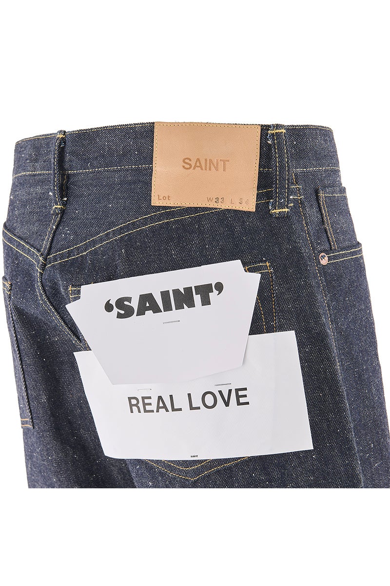 SAINT Mxxxxxx(セントマイケル) SM-MK8-0000-C46 / BBJ_DENIM PANTS / REGID BLUE ベルベルジンリジッドデニムパンツ 